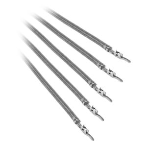 BitFenix Alchemy 2.0 PSU Cable, 5x 20cm - pilkos spalvos