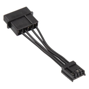 Kolink Adapter-power cable von 4-Pol-Molex to Floppy - juodos spalvos, 5cm