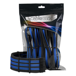 CableMod PRO ModMesh Cable Extension Kit - juodos spalvos/mėlynos spalvos