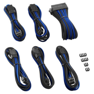 CableMod PRO ModMesh Cable Extension Kit - juodos spalvos/mėlynos spalvos - Image 2