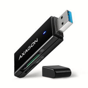 AXAGON CRE-S2N Card reader USB-A 3.2 Gen 1, SD, microSD - black