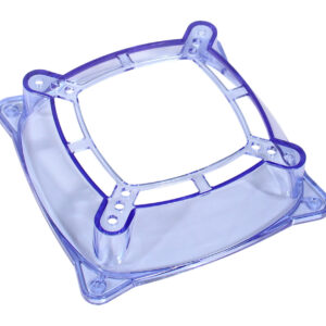InLine fan adapter 120mm to 70/80/92mm - transparent/blue - Image 2