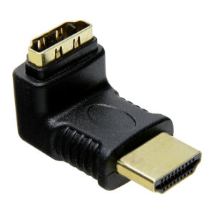 InLine HDMI Adapter Plug/Jack angled - black