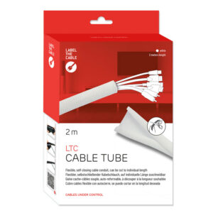 LABEL THE CABLE Cable Sleeve 2m - baltos spalvos