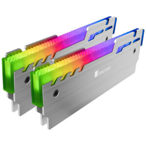 Jonsbo NC-3 2x ARGB-RAM Cooler - sidabro spalvos