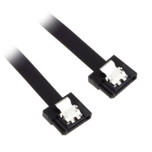 Akasa Proslim SATA 3 laidas 15cm tiesus - juodas - Image 1