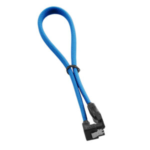 CableMod ModMesh Right Angle SATA 3 Cable 30cm - light blue - Image 2