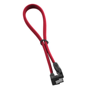 CableMod ModMesh Right Angle SATA 3 Cable 30cm - red - Image 2