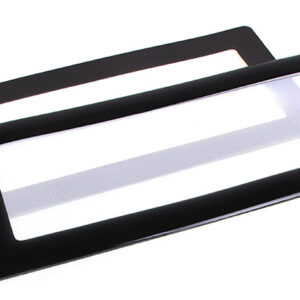 DEMCiflex dust filter 2x40mm, quadro - juodos it baltos spalvos