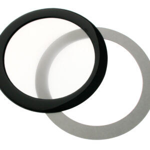 DEMCiflex dust filter 92mm, round - juodos it baltos spalvos