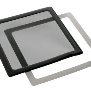 DEMCiflex Dust Filter 200mm, square - juodos spalvos