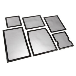 Demciflex dust filter set for Cooler Master HAF XM - juodos spalvos