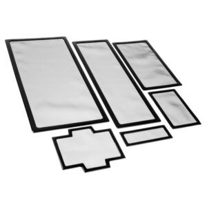 Demciflex dust filter set for Fractal Design R5 - juodos spalvos