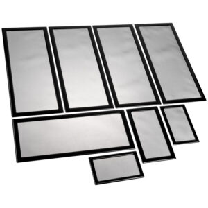 Demciflex dust filter set for Lian Li PC-O11 Air - juodos spalvos