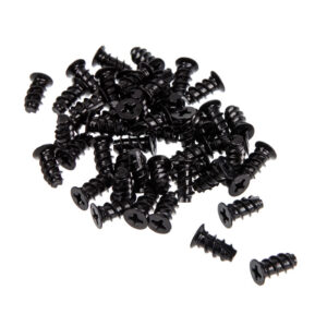 InLine fan screws 50 pieces - juodos spalvos