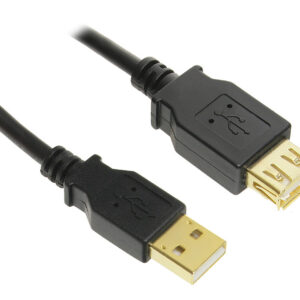 InLine USB 2.0 Extension, gold-plated contacts - 0.5m - Image 1