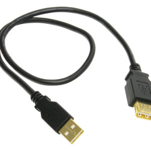 InLine USB 2.0 Extension, gold-plated contacts - 0.5m - Image 2