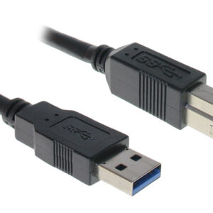 InLine USB 3.0 cable, A to B, black - 3m - Image 1