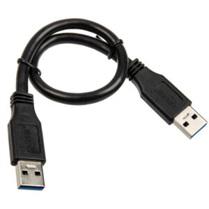 InLine USB 3.0 Cable, A to A, black - 0.3m - Image 2