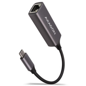 AXAGON ADE-TRC Gigabit Ethernet 10/100/1000 Adapter - USB 3.1 Typ C, Titanium Grey