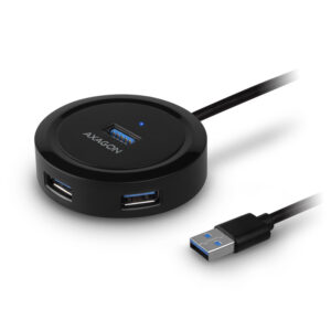 AXAGON HUE-P1A USB-A-Hub, 4x USB 3.0, external power supply - 30 cm