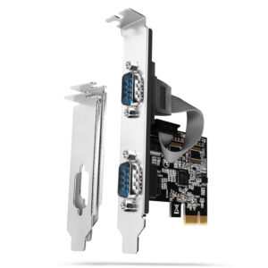 AXAGON PCEA-S2N PCIe-Adapter mit 2x Seriell-Ports - ASIX AX99100 chipset