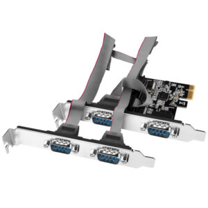 AXAGON PCEA-S4N PCIe-Adapter mit 4x Seriell-Ports - ASIX AX99100 chipset - Image 2