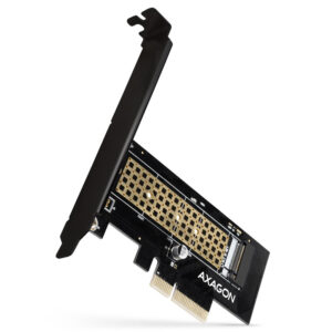 AXAGON PCEM2-N PCIe-3.0-x4-Adapter, 1x M.2-NVMe-SSD, bis 2280 - passive cooling