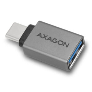AXAGON USB-C 3.1 M to USB-A F Adapter, Aluminium - black - Image 2