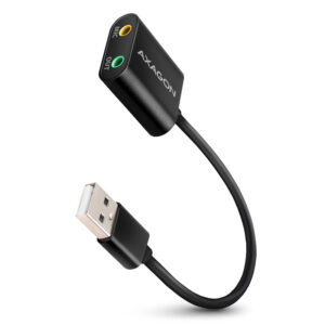 AXAGON ADA-12 USB 2.0, Stereo Audio Mini-Adapter, 15 cm cable length - Image 1