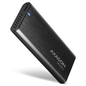 AXAGON EEM2-SBC RAW BOX externes Gehäuse für M.2 SSDs USB-C 3.2 Gen 2 - juodos spalvos