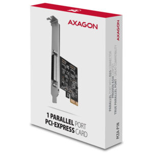 AXAGON PCEA-P1N PCIe adapter with 1x parallel port - ASIX AX99100 chipset - Image 2