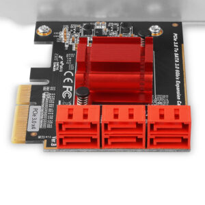 AXAGON PCES-SA6 PCIe Controller 6x internal SATA 6G port, LP - Image 2