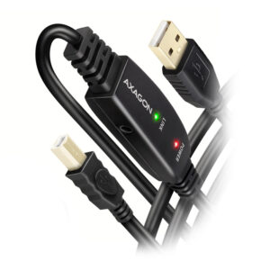 AXAGON ADR-210B active USB 2.0 connection cable, USB-A to USB-B - 10m