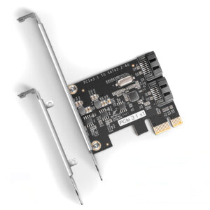 AXAGON PCES-SJ2 PCIe Controller 2x internal SATA 6G port, JMB582 + LP - Image 2