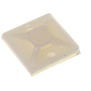 InLine mounting base for cable ties 4.5mm, natural, 10vnt
