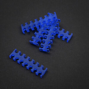 King Mod Service 14-Slot Cable Comb 3mm small - mėlynos spalvos - set of 5