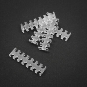 King Mod Service 14-Slot Cable Comb 3mm small - skaidrus - set of 5