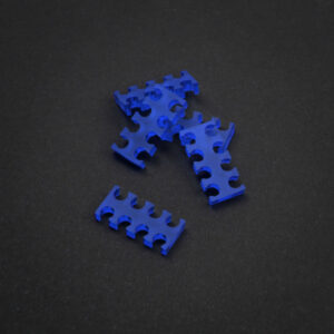 King Mod Service 8-Slot Cable Comb 3mm small - mėlynos spalvos - set of 5