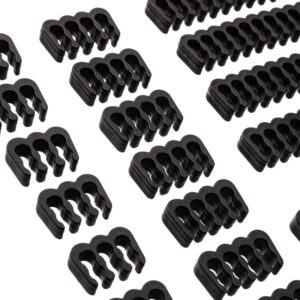 Akasa Cable Comb Set - 3mm, black - Image 2