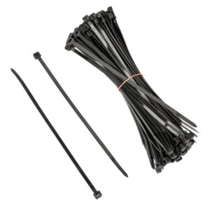 Kolink Cable Tie Set, 4.5mm x 200mm - 100 Pieces, juodos spalvos