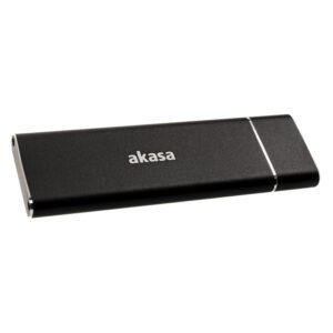 Akasa external USB 3.1 M.2 SSD aluminium case - black