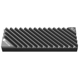 Jonsbo M.2-3 M.2 SSD passive cooler - pilkos spalvos - Image 2