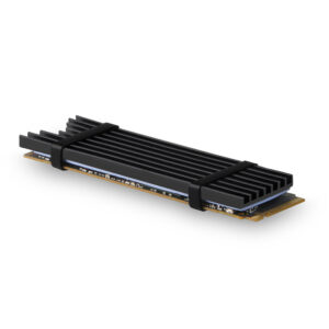 AXAGON CLR-M2L3 passive M.2 SSD heatsink - 2280, 3 mm height, aluminium, juodos spalvos - Image 2