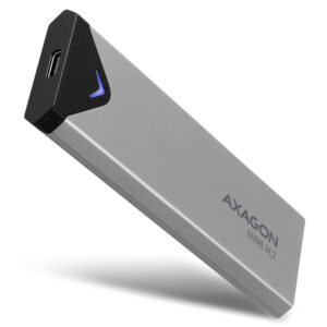 AXAGON EEM2-UG2 external M.2 enclosure, USB-C 3.1, M.2 NVMe SSD - Image 1