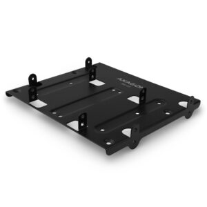 AXAGON RHD-435 mounting frame for 4x 2.5"/2x 2.5" + 1x 3.5" in 5.25" slot - juodos spalvos - Image 1