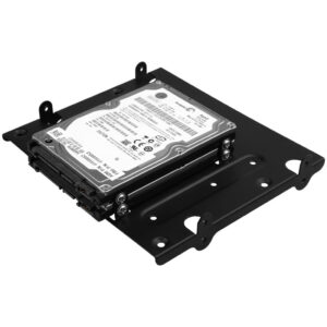 AXAGON RHD-435 mounting frame for 4x 2.5"/2x 2.5" + 1x 3.5" in 5.25" slot - juodos spalvos - Image 2