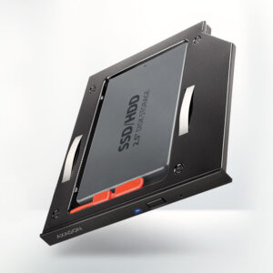 AXAGON RSS-CD09 2.5 inch SSD/HDD adapter for optical drive, 9.5mm, LED - Image 2