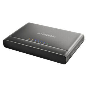 AXAGON ADSA-CC USB-C 10Gbps - NVMe M.2 SSD & SATA 2.5"/3.5" SSD/HDD CLONE MASTER 2 - Image 1