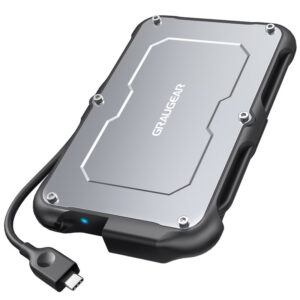 GrayGear External Case for 2.5" SSD/HDD USB-C 3.2 Gen2